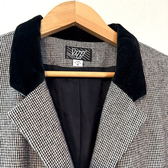 Vintage KGR Plaid Sleeveless Button Down Dress Size 16 - Picture 2 of 9